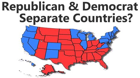 Democrats Vs Republicans Map