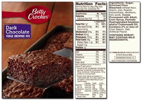 Betty Crocker brownie mix | Miniature food, Betty crocker brownie mix ...