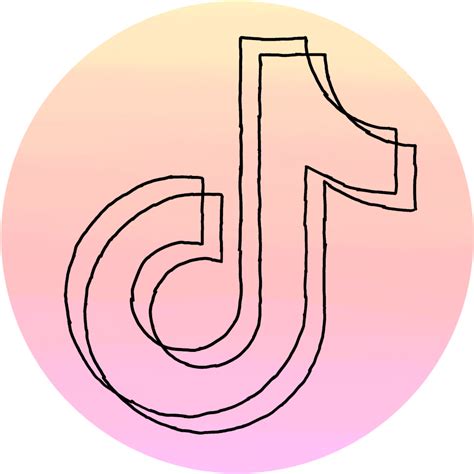 Pink Tik Tok Logo Png