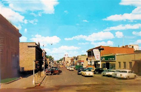 Main Street Postcard Views of Rawlins Wyoming