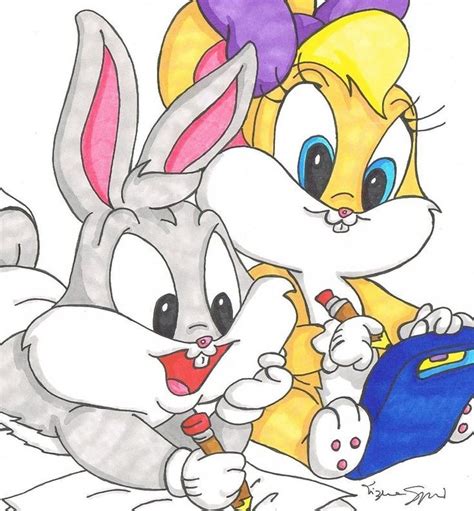 Baby bugs bunny and baby lola | Looney tunes wallpaper, Baby cartoon characters, Baby looney tunes