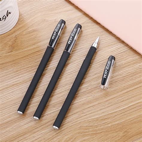 Black Gel pen 0.5mm 10pcs/set writing business set Gel pens stationery ...