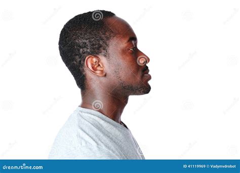 Side View Portrait Of African Man Stock Photo - Image: 41119969