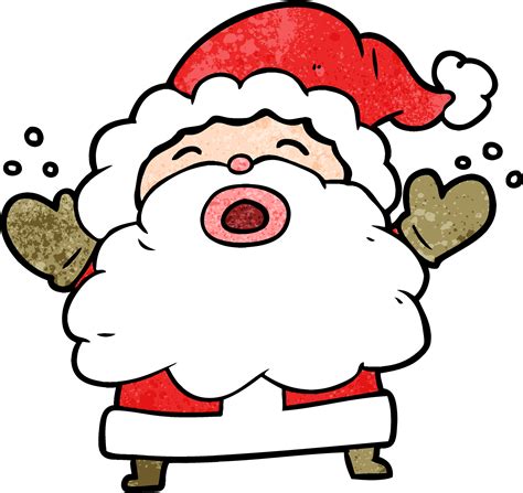 cartoon santa claus shouting in frustration drawing 46933375 PNG