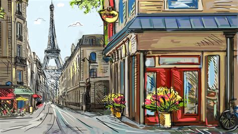 Paris Illustration - 2115x1200 Wallpaper - teahub.io