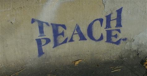 Graffiti - Teach Peace | John Braithwaite