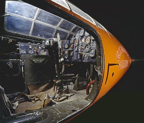 Bell X-1 Cockpit cross-section- This is the jet Chuck Yeager broke the ...