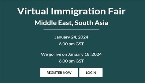 Virtual Immigration Fair 2024 Registration Online New Date Announced ...