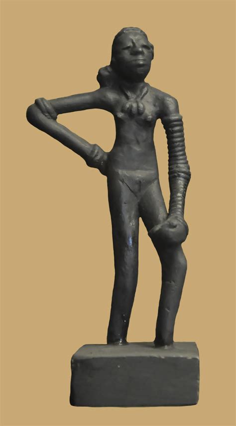 The Dancing Girl a bronze statuette at the National Museum New Delhi.[1404x2530] | Indus valley ...