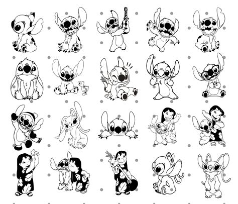 Stitch SVG, Lilo en Stitch Svg, Angel SVG, silhouet SVG, Tumbler SVG, Stitch Tumbler SVG ...