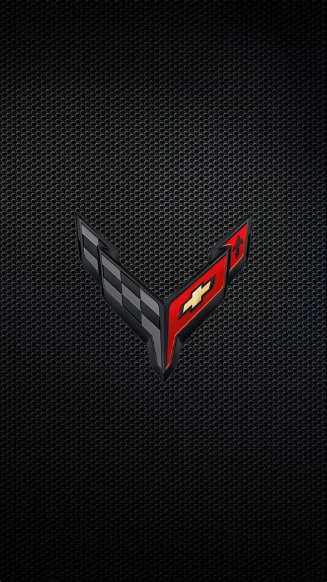 C8 Corvette iPhone, Corvette Logo Phone HD phone wallpaper | Pxfuel