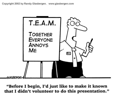 Teamwork / Coworkers - Glasbergen Cartoon Service