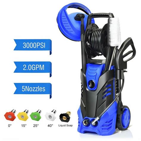 3000 PSI Electric High Pressure Washer With Patio Cleaner - Walmart.com - Walmart.com