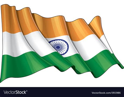 India Flag Royalty Free Vector Image - VectorStock