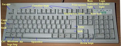 Microsoft Keyboard Key Layout