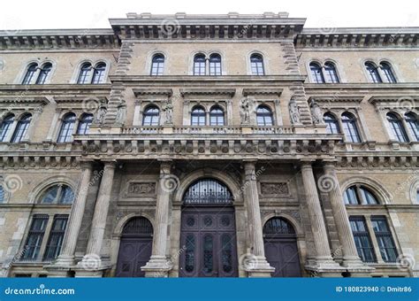 Facade of the Corvinus University of Budapest. Budapest, Hungary Editorial Image - Image of ...