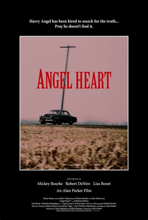 ANGEL HEART (Alan Parker, 1987) | Filmes, Cartaz