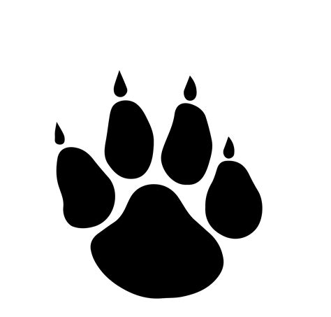 Bear Paw Art Clipart Best