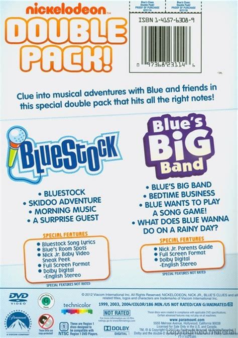 Blue's Clues: Blue's Big Band & Bluestock (Double Feature) (DVD) | DVD Empire