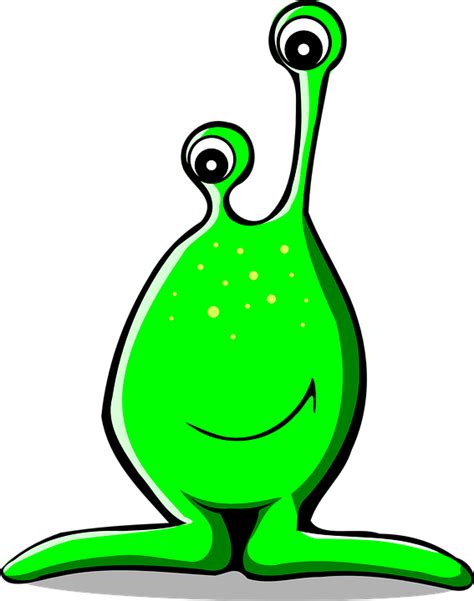 Alien Green Eyes - Free vector graphic on Pixabay