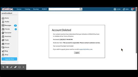 Jared2valdez4 why i was deleted ROBLOX - YouTube