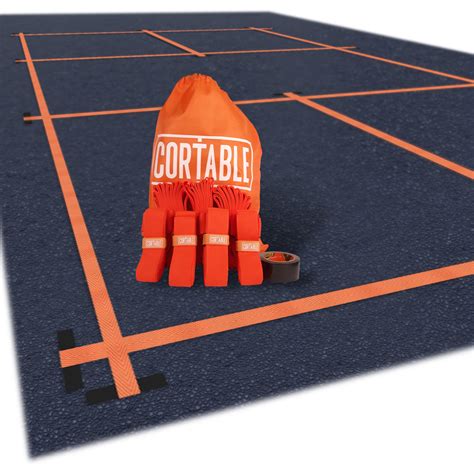 Buy CORemporary Pickleball Court Lines - The Original - Portable Pickleball Court Marking Kit ...