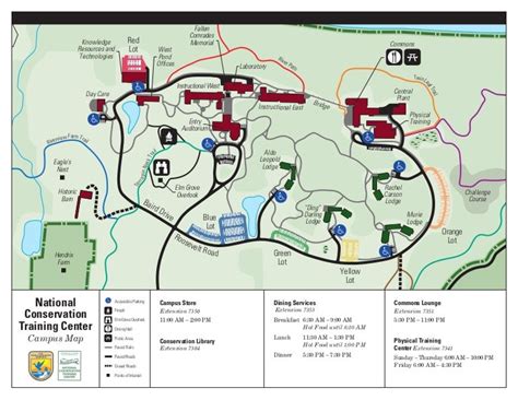 National Conservation Training Center Map