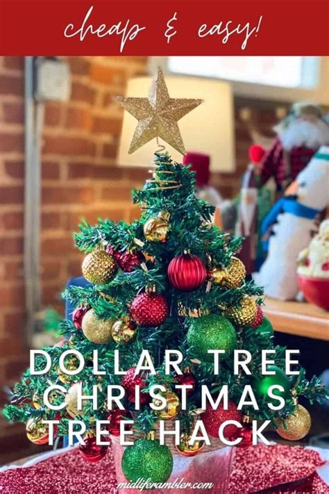 DIY Dollar Tree Christmas Tree Craft – Midlife Rambler