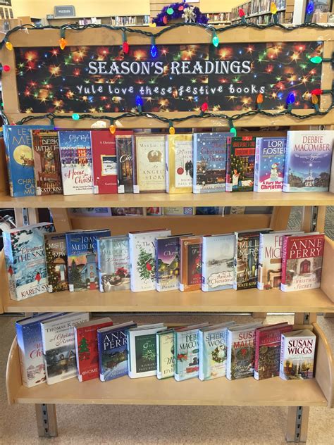 December display - Yule love these festive books | School library book ...