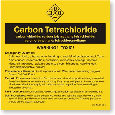 Solvents: Carbon Tetrachloride | Oluwatobi Clement's Blog