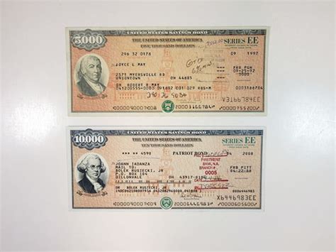 U.S. Savings Bonds, Series EE Patriot Bonds, 1992-2008 Bond Pair.