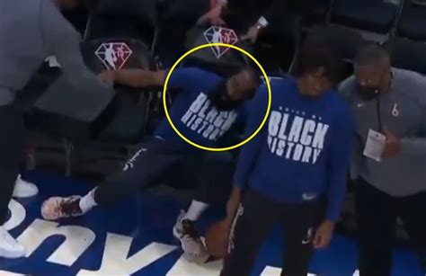 Video: James Harden had funny mishap before Knicks game