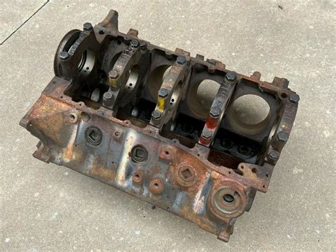 1969 1970 Boss 429 NOS Engine Cylinder Block 4 Bolt Main Caps New Old ...