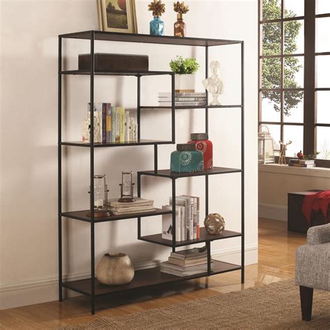 Bookcases Bookcase by Coaster at Dunk | Modern bookcase, Bookcase ...