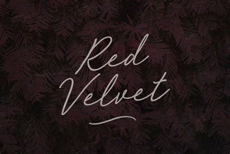 Red Velvet Font - YouWorkForThem