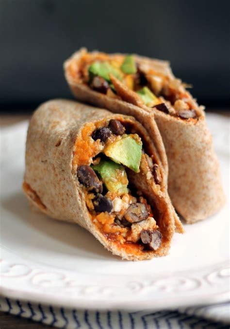 Healthy Sweet Potato & Black Bean Breakfast Burritos | Ambitious Kitchen