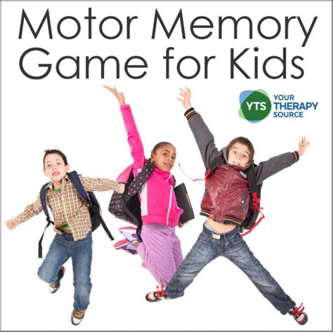 Action Memory Game for Kids - Your Therapy Source