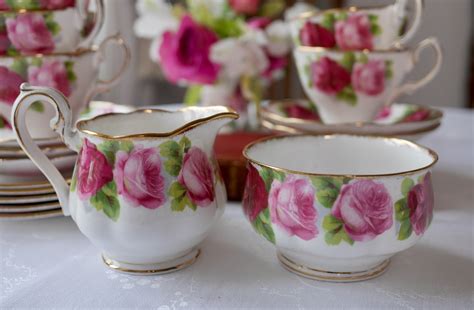 Bring Back Tea Time | An Old English Rose Tea Set Serves 6