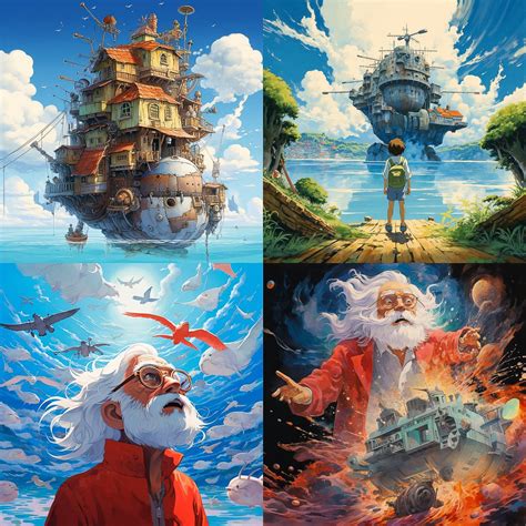 Hayao Miyazaki Art Style - Captivating Whimsy - Hayao Miyazaki Stable ...