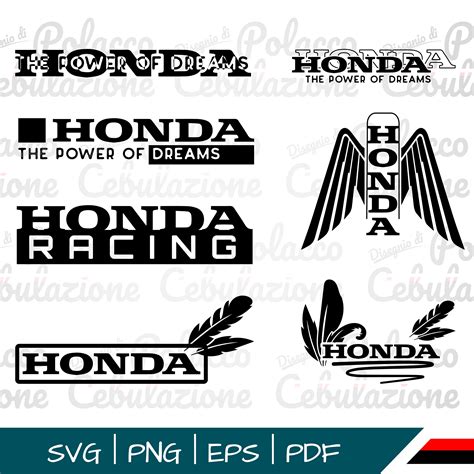 Honda Logo Decal Svg Vector Sticker Tshirt File. Bundle. Instant Download. - Etsy