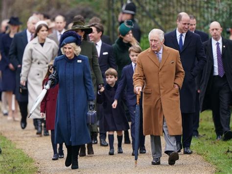 Photos: Royal Family's First Christmas Without the Queen