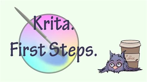 Krita tutorial for beginners - YouTube