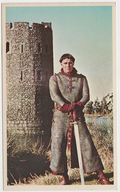 Charlton Heston 1965 Universal Pictures Large Colorful Trading Card THE ...