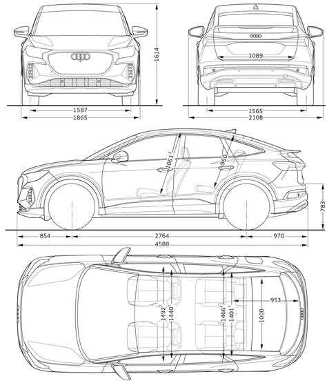 Audi Q4 E-tron Sportback CAD Drawings | ubicaciondepersonas.cdmx.gob.mx