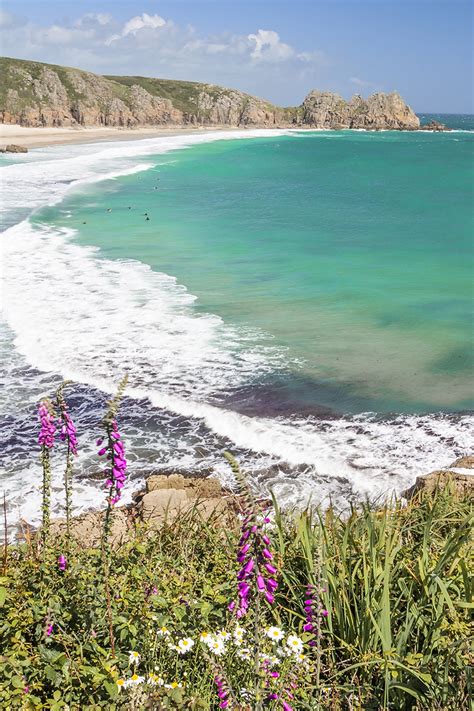 cornwall beautiful places porthcurno beach - Travel Inspires