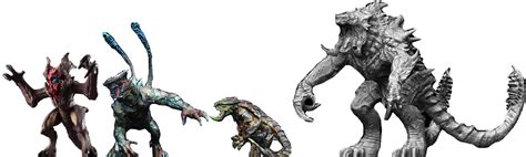 Pacific Rim Kaiju Size Comparison Chart