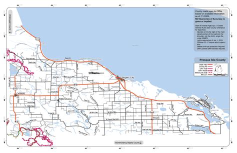 Presque Isle State Park Map