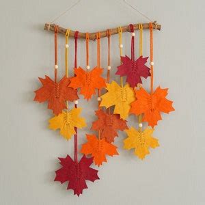 Macrame Leaves Art, Maple Leaf Decor, Above Bed Decor, Thanksgiving ...