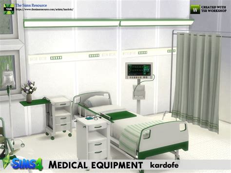 Sims 4 — kardofe_Medical equipment by kardofe — Set of fourteen new ...