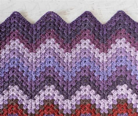 The Hills and the Hollows: A Chevron Crochet Blanket - Crochet 365 Knit Too